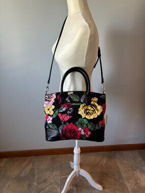 Vera Bradley Quilted Shoulder Floral Purse Vintage
